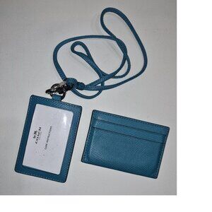 COACH Lanyard and Wallet Set